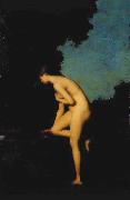 Jean-Jacques Henner La Fontaine oil painting